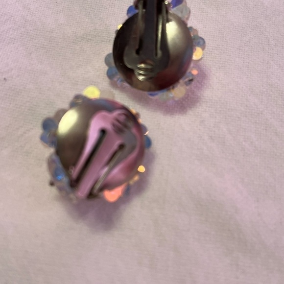 Vintage Clip-on Earring Lot - 4 pairs - Picture 3 of 9